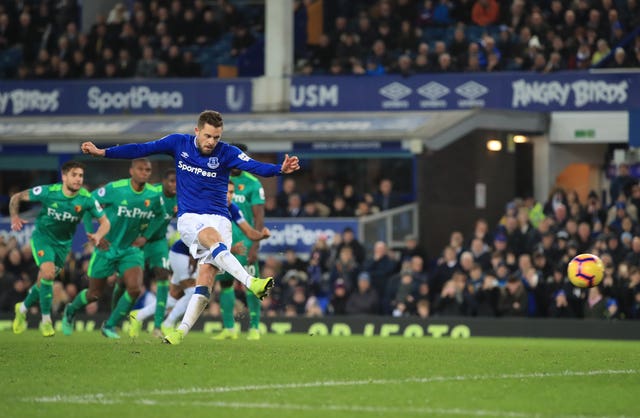 Gylfi Sigurdsson saw his penalty saved by Ben Foster (Peter Byrne/PA).