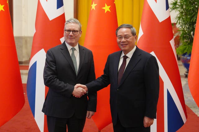 Sir Keir Starmer visit to China