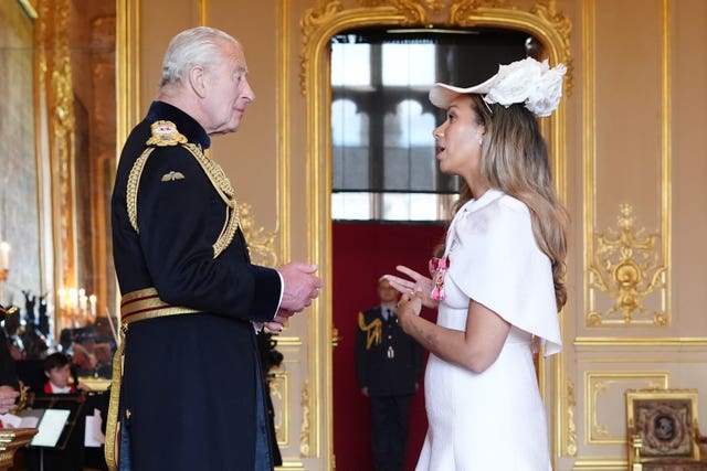 Leona Lewis and the King talk