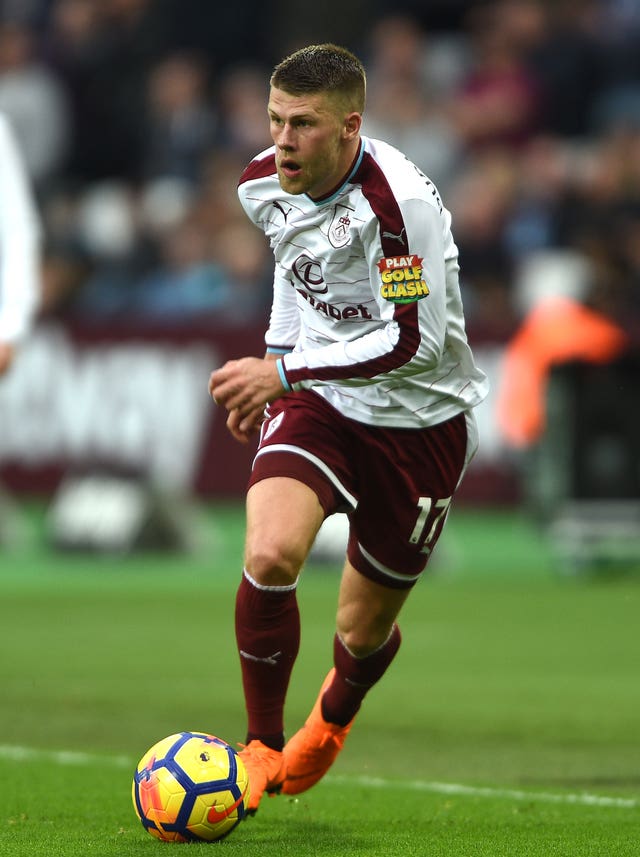 Burnley’s Johann Berg Gudmundsson is wanted by three Premier League clubs (Daniel Hambury/PA)
