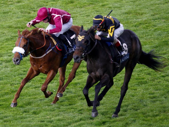 Strike The Tiger (near side) provided Wesley Ward with his first Royal Ascot winner