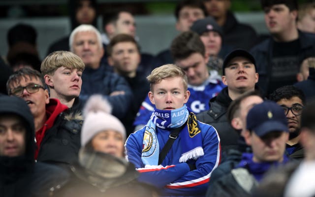 Chelsea's fans were left despondent