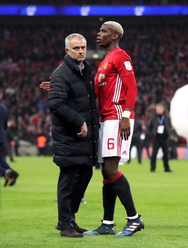 Jose Mourinho and Paul Pogba File Photo