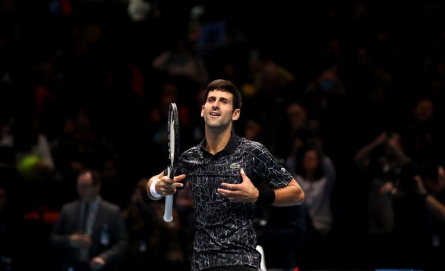 Novak Djokovic's celebration was described as 