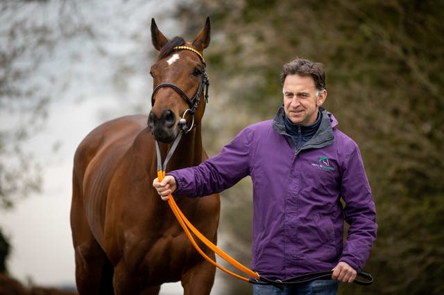 Henry de Bromhead with Gold Cup hero Minella Indo