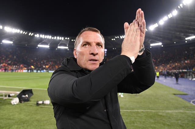 Leicester City manager Brendan Rodgers