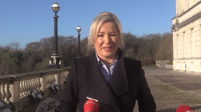 Deputy First Minister Michelle O’Neill
