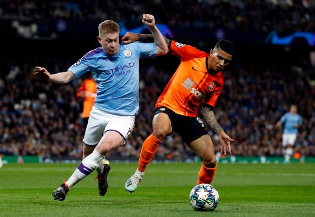 City laboured against Shakhtar but still secured top spot in Group C