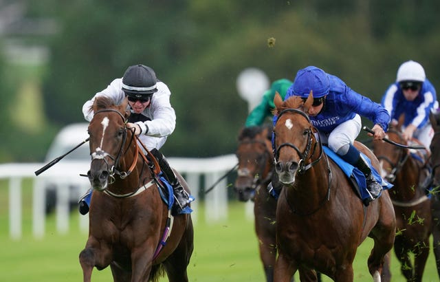 Cresta (left) at Leicester