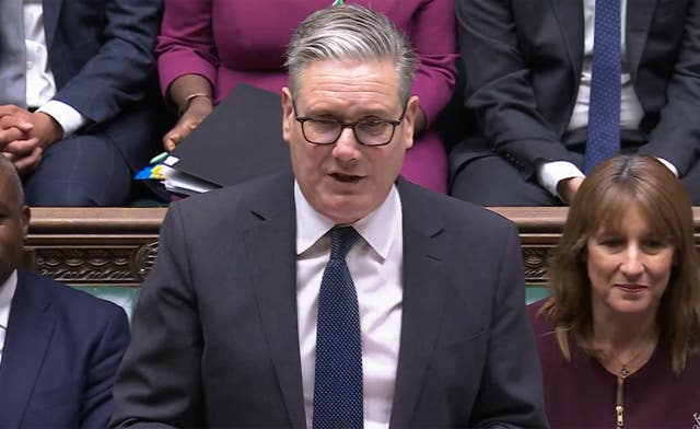 Prime Minister Sir Keir Starmer