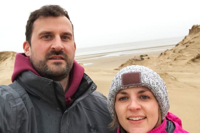 Ross Coniam fundraising for Sands