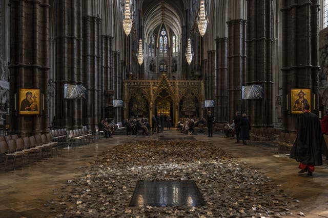 An installation at Westminster Abbey