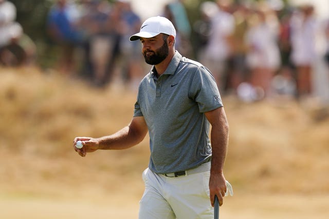 Scottie Scheffler during The 154th Open Championship at Royal Birkdale in Southport