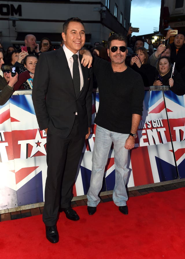 Simon Cowell and David Walliams