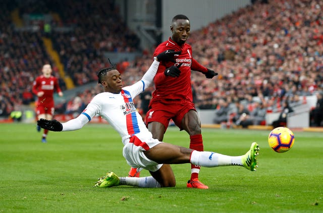 Aaron Wan-Bissaka, left, impressed for Crystal Palace last season