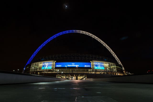 The arch at Wembley Stadium