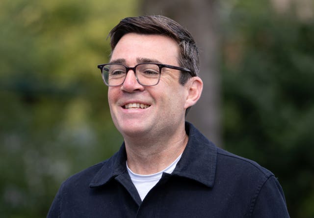 Mayor of Greater Manchester Andy Burnham