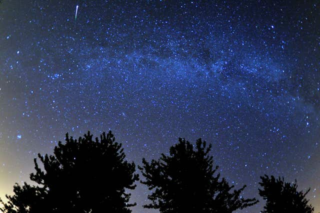 Perseid meteor shower