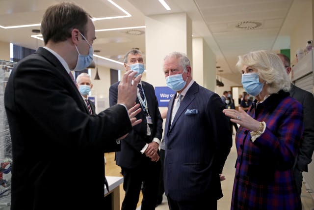 Royal visit to Queen Elizabeth Hospital