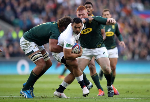Ben Te’o made his first England appearance since May in the narrow win over South Africa (Adam Davy/PA).
