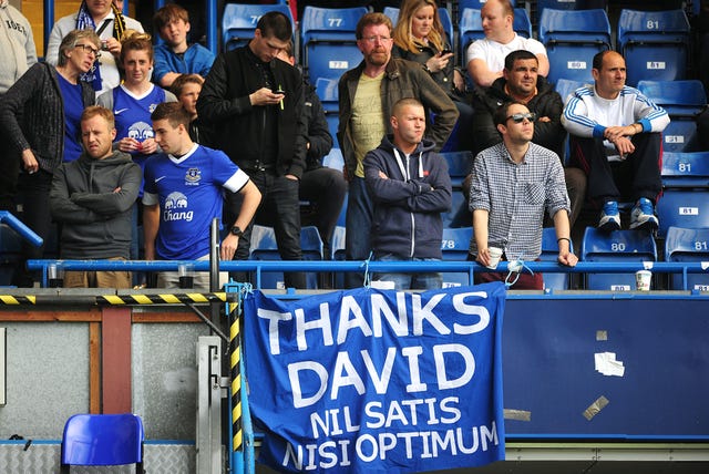 David Moyes was a firm favourite with Everton supporters