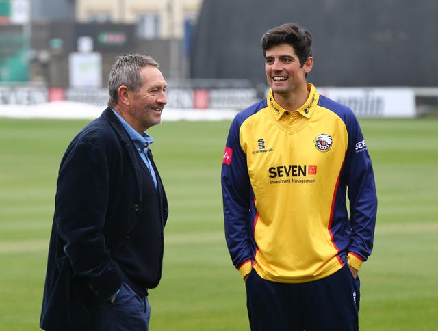 Gooch (left) and Cook (right) - England's two highest run-scorers.