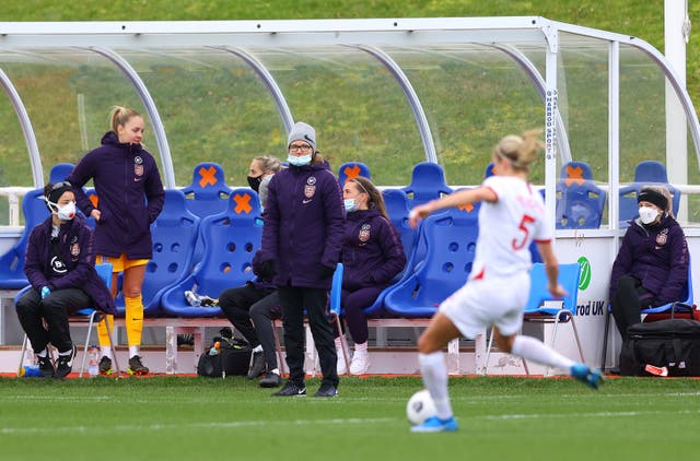 England interim boss Riise oversaw the Lionesses beating Northern Ireland 6-0 last month (FA handout).