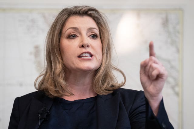 Penny Mordaunt at the launch of her campaign