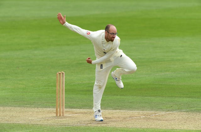Jack Leach is one of four reserves in the Test squad (Stu Forster/Pool/PA)