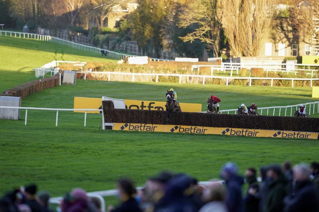 Millie Wonnacott riding Doing Fine (left) clear the last