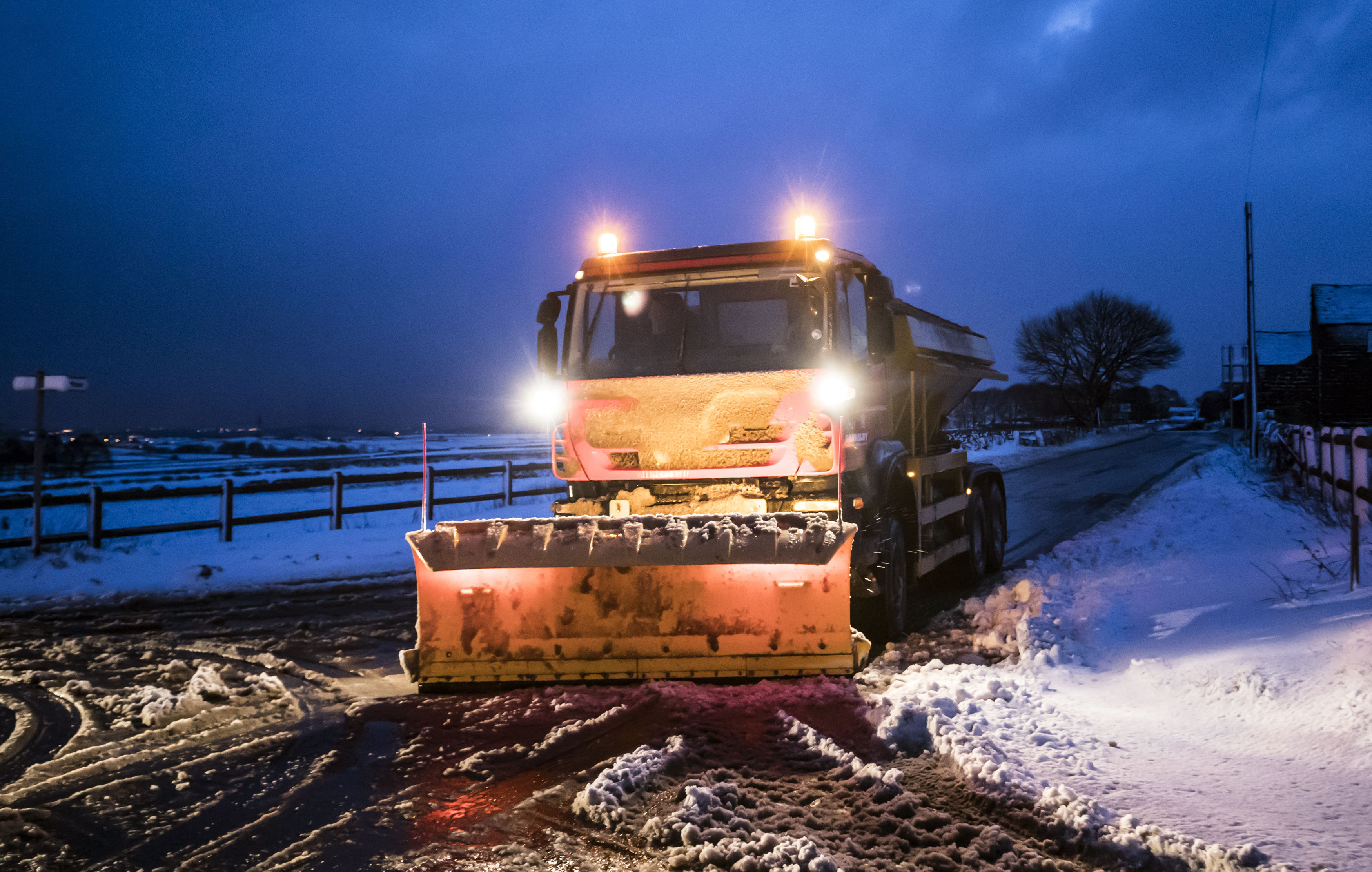 Snow and sleet forecast for North Somerset