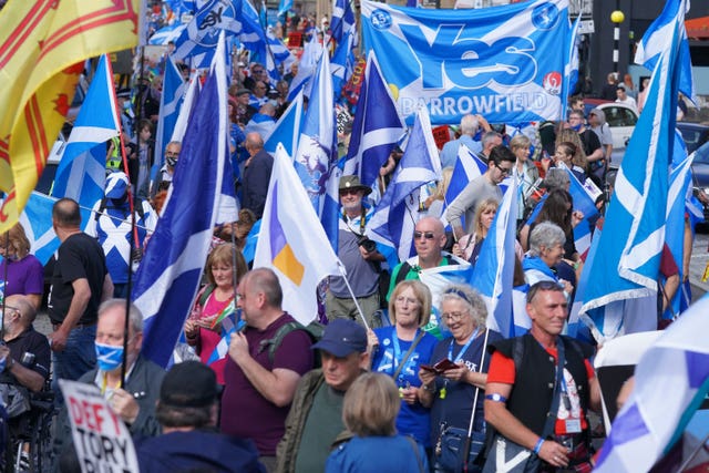 Yes supporters