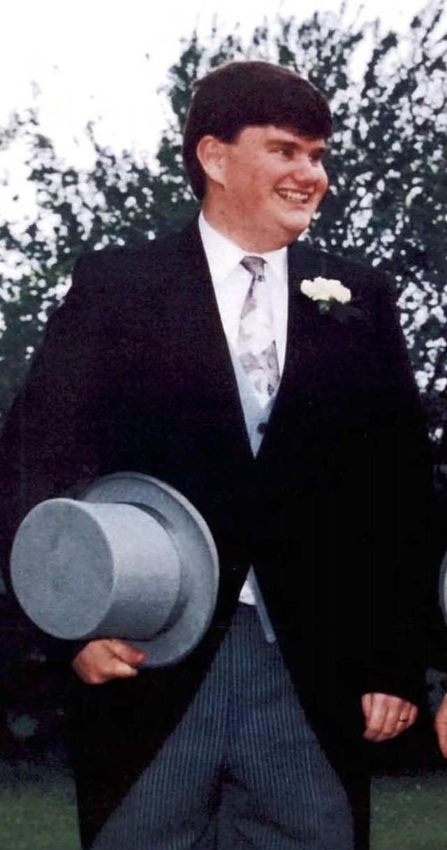 Carl Beech on his wedding day (CPS/PA)