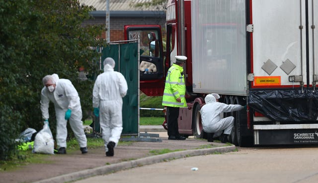 Bodies found in lorry container