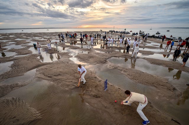 Bramble Bank cricket match
