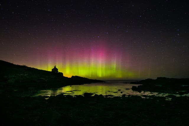 Northumberland landmarks by night