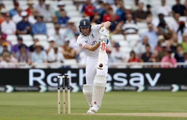 Zak Crawley batting for England