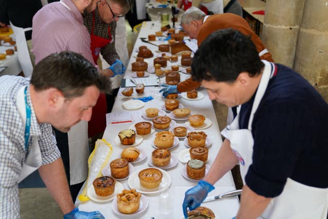 Judges hard at work