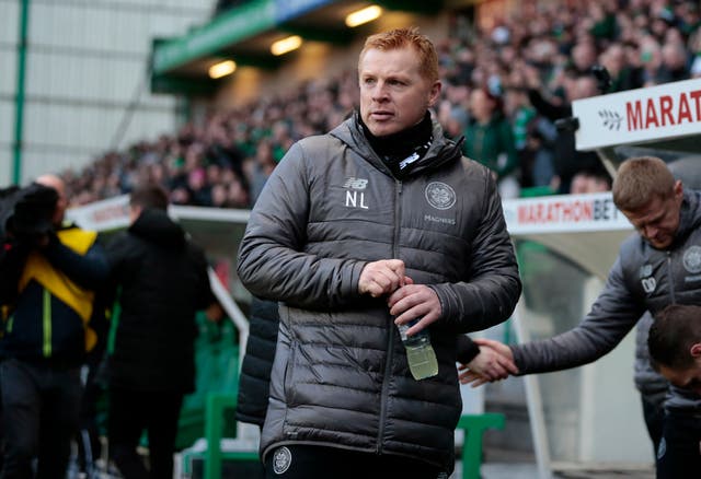 Celtic manager Neil Lennon returned to Hibs for the first time since leaving the club in January