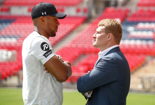 Anthony Joshua v Alexander Povetkin – Press Conference – Wembley Stadium