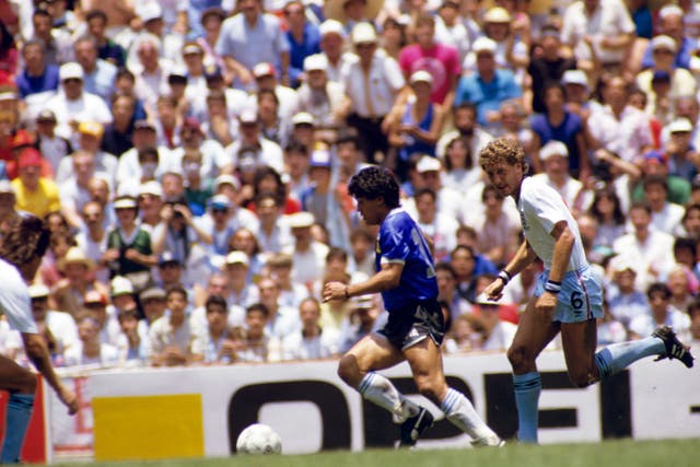 Soccer – World Cup Mexico 1986 – Quarter Final – Argentina v England