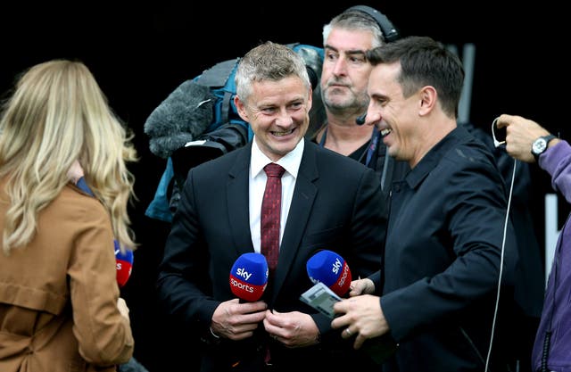 Ole Gunnar Solskjaer agrees with former United team-mate Gary Neville's views on the squad's progress