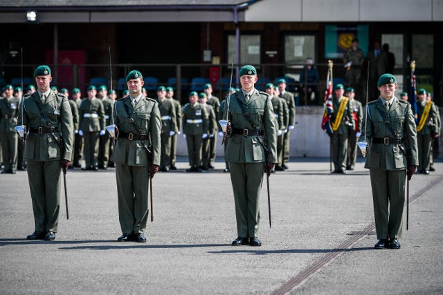40 Commando Royal Marines parade