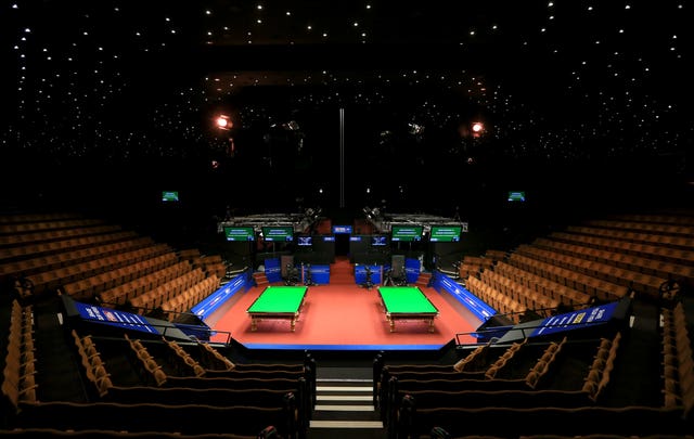 A general view of the tables at the Crucible