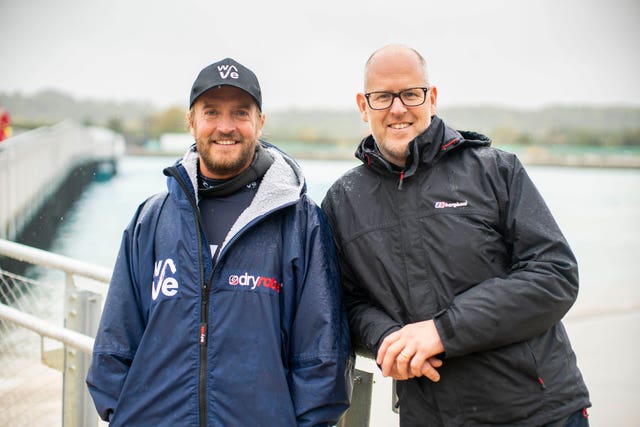 Founder Nick Hounsfield and CEO Craig Stoddart at the launch event