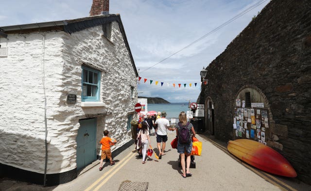 Tourists and second home owners are being asked to keep away from popular holiday spots (David Davies/PA).