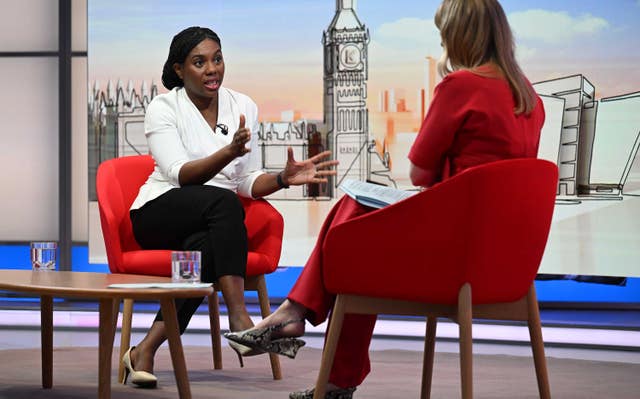 Kemi Badenoch on the Sunday With Laura Kuenssberg programme