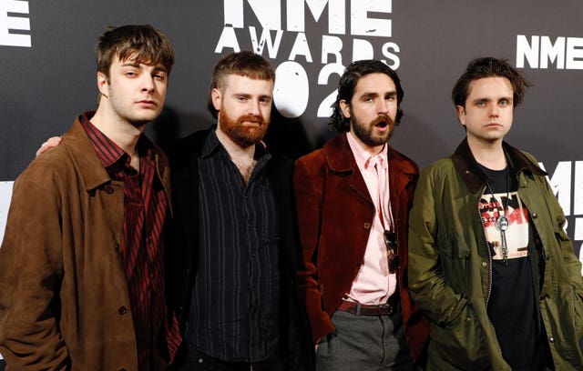 Fontaines DC at the 2020 NME Awards