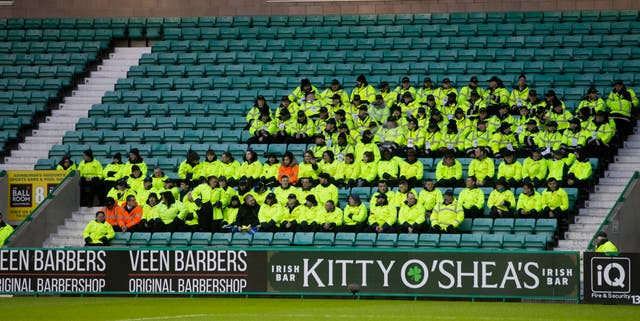 Hibernian chiefs drafted in 50 extra stewards in response to the bottle incident involving Scott Sinclair