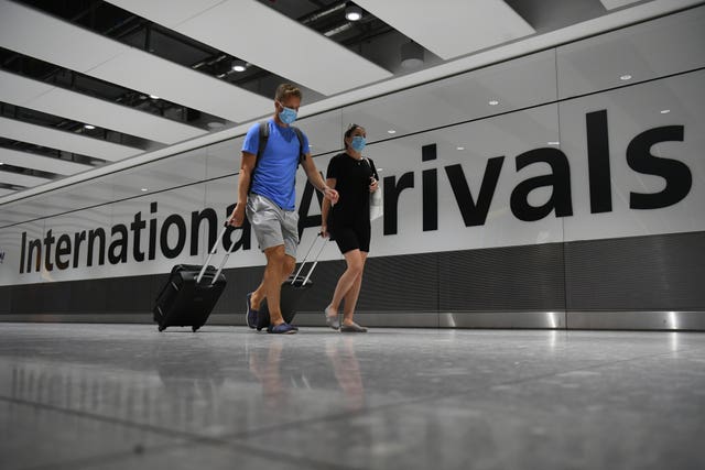 Arrivals at Heathrow Airport